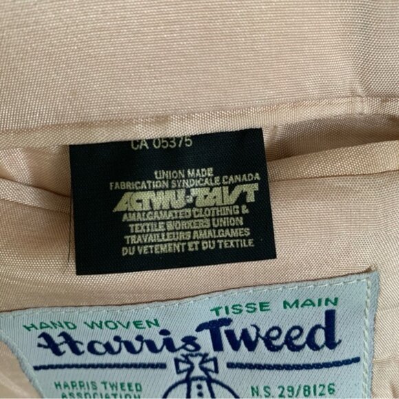 Vintage Harris Tweed Handwoven 100% Wool Blazer - Picture 11 of 12